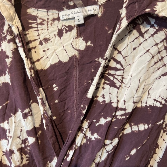 - Young fabulous & broke twist raine tie die wrap dress… - Picture 4 of 7